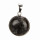 Pendant mounted, 40mm, AB, Black Labradorite