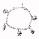 Armkette Edelstahl, 19+4cm, Silber