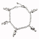 Armkette Edelstahl, 19+4cm, Silber