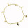 Armkette Edelstahl, 28cm, Gold