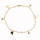 Armkette Edelstahl, 28cm, Gold