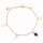 Stainless steel bracelet, gold