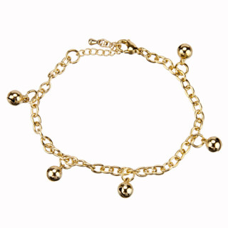 Stainless steel bracelet, gold