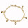 Stainless steel bracelet, gold