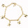 Armkette Edelstahl, 19+4cm, Gold