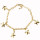 Stainless steel bracelet, gold