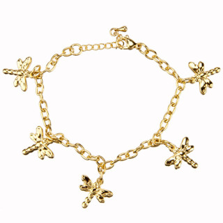Stainless steel bracelet, gold
