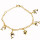Stainless steel bracelet, gold