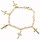 Stainless steel bracelet, gold