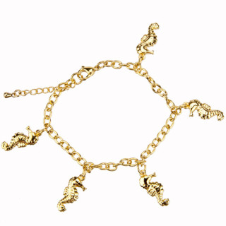 Stainless steel bracelet, gold