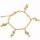 Stainless steel bracelet, gold