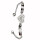 Stainless steel bracelet with stones, silver - only 2pcs left!