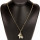 Modekette Gold, Schmetterling mit Metallkette