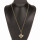 Modekette Gold, Kreuz mit Metallkette