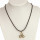 Necklace with pendant, gold