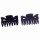Hair clip purple-blue, 60x30mm
