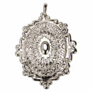 Anhänger Oval 80x61mm