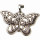 Pendant butterfly 11x18mm