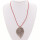 Necklace with pendant, gold