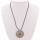 Necklace with pendant, gold