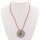 Necklace with pendant, gold