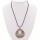 Necklace with pendant, gold