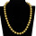 Special price: Necklace mother of pearl, yellow matt, AB, 10mm
