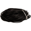 91m leather rope, 2mm, black