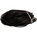 91m leather rope, 4mm, black