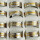 Stainless steel ring, silver-gold, 8mm