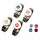Stainless steel ring with zirconia stone, silver, 6mm