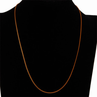 Halskette Kupfer, 43cm, Orange