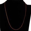 necklace copper, 43cm, orange