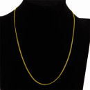 necklace copper, 43cm, gold