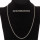Anchor necklace stainless steel, 50cm, 3,4mm