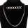 Veneziana necklace stainless steel, 50cm, 4mm