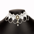 Choker / Kropfband, Weiß