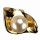 Modering mit Perle, Gold