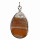 Pendant set, agate orange ca. 65mm