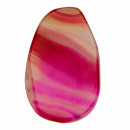 Agate disc Pink