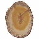 agate slice red-brown 60-69x5mm