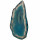 Agate disc blue 40-49x5mm