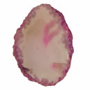 Agate disc Pink 60-69x5mm