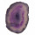Agate disc purple 50-59x5mm