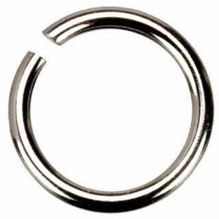 100 O-rings, 925 silver, 0,7x3,4mm