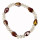 Fashionable glass bracelet, purple