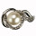 Mother of pearl ring with stones