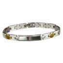 Stainless steel bracelet bicolor - only 4pcs left!