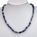 Special price: necklace white sodalite, AB, 6mm