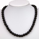 Special price: necklace Onyx, AB, 10mm